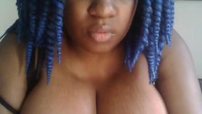 Big Busted Lady. Nice Ebony Curvy Girl