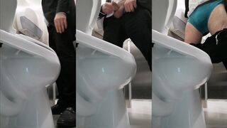 MrPatoLucas fetishizes peeing in public bathroom