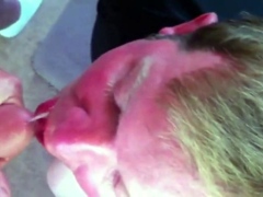 Big-Cock Amateur Takes Two Loads in His Mouth