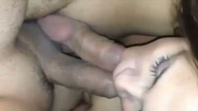 Bitchie slutty chick did not miss a chance to suck delicious cocks