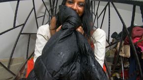 Downjacket Squirt and Wet Fetish  Masturbation, Pee Play and Intense Orgasm 318- prev