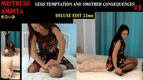 MISTRESS AMRITA makes LEGS TEMPTATION and SMOTHERING PUNISHMENT (HD)