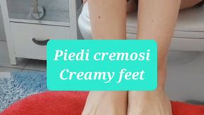 Creamy feet