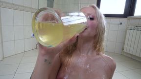 [full two hour wet version] total destruction of crazy vivian lola s anus with lots of big anal toys anal fisting dap tap and full piss pouring into urinal with lips from eight big cocks eks611
