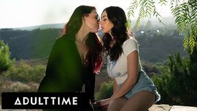Lesbian MILF Jess squirts on age gap girlfriend Chloe