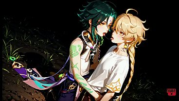 Genshin Impact Yaoi - Xiao x Aether Pic Collection - Asian Japanese Manga ANime Game Gay Porn