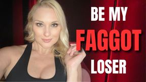 Stroke & Admit You're My Faggot Loser!
