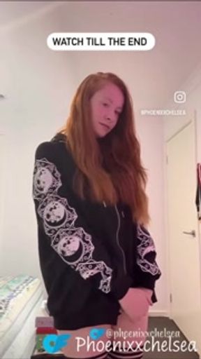 redhead emo teen teasing daddy