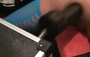 Slut jayda diamonde anal gaped by b. dildo machine