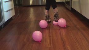 Flirty Feet - Balloon pop in high heels
