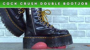 Crushing & Draining Your Cock & Balls TWICE Under My MONSTER Platform Boots (251) - Bug Cam - Cum Trample Trampling Crush CBT Ballbusting Shoejob Bootjob Cumshot Ruined Orgasm Humiliation FemDom