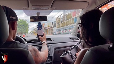 Motorista De Aplicativo Fodendo Novinha Peituda