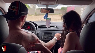 Motorista De Aplicativo Fodendo Novinha Peituda