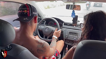 Motorista De Aplicativo Fodendo Novinha Peituda