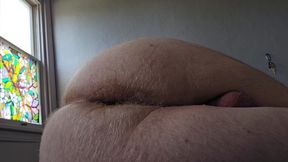 Fucking my chubby white ass with a dildo