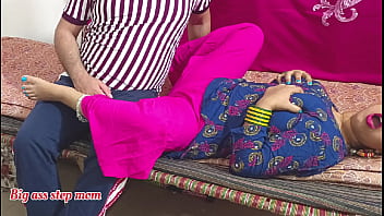 Big ass stepmom and his step sister both fuck together hindi clear voice