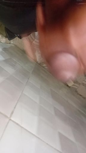 Guy with Big Black Dick Masturbating After Being Denied Pussy