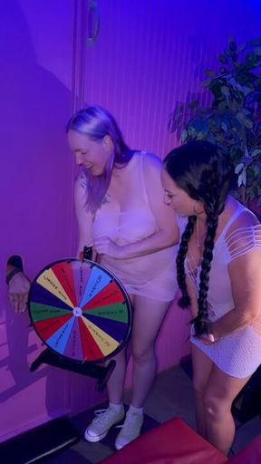 Gloryhole wheel with creampies and ruined orgasms