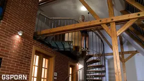 Beautiful blonde MILF gets deep anal fucked