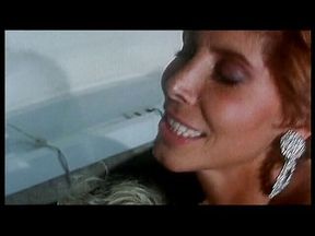 Italian vintage porn: Milly D'Abbraccio banged by two hard cocks