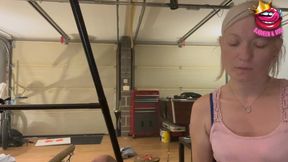 Chained Up Chastity Sub Gets Pegged