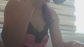 Sleepy Redhead Morning Coffee & Cigarette on the Balcony | Natural Morning Smoking Fetish