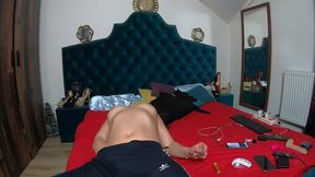 lazy morning masturbation – topless in sweatpants & so wet 🛏️💦 233