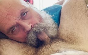 Moustache Grandpa Nurses on Hairy Cub Cock