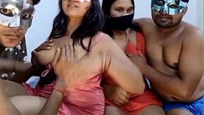 Swapping Wives' Wet Slits for New Year's Raw Fucking Orgy: Shy Wives Get Railed