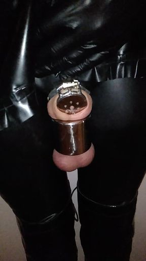 chastity device and ball ring