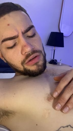 touching my body with colors