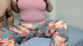 She Wears Tight Leggings to Show off Her Curves in Public Chat.