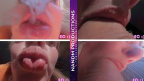Kissing Lips Blowjob Cumplay 2_MP4 4K