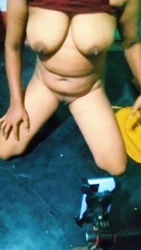 Memorable moment from &quot;Indian village aunty video calling is fun on this website, if anyone is willing inbox below the video&quot;
