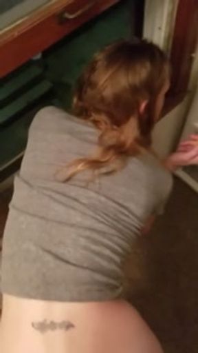 POV👀 MILF💃 SMOKING🚬🚬🚬 GETTING FUCKED DOGGYSTYLE🐶 IN HER BEDROOM WINDOW💦💦💦