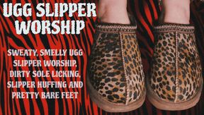 UGG SLIPPER WORSHIP 🖤