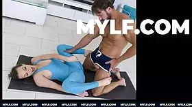 Muslim babe needs some distraction and gets fucked in her bedroom while her step-dads are away
