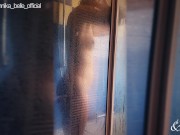 Watch me play in my shower - Voyeur Time with Annika Belle