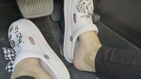LORY presses the gas pedal c