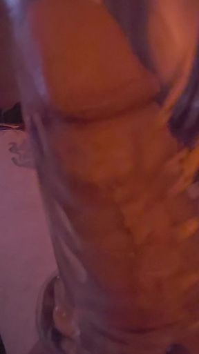 Buzz Plays with 12.in Cock Pump