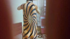 Brother-in-law left his sister-in-law in bed