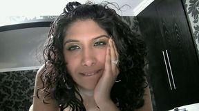 Curly Indian babe is screwed bad in POV