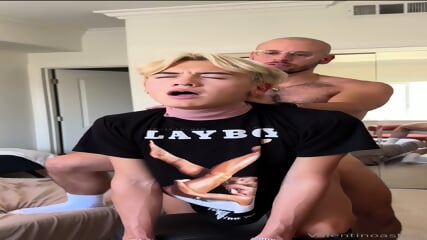 Cute Blonde Twink Femboy Anal Fuck