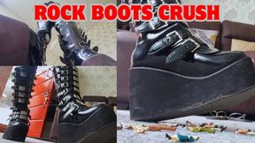 Gothic Boots Crushing Tiny man