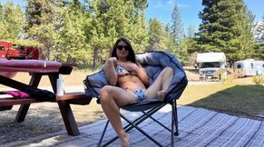 Masturbation in public campground