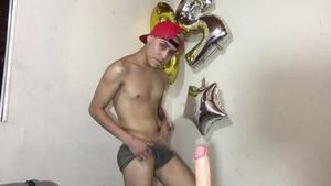 BarebackLatinoz: Solo skinny stroking wearing underwear