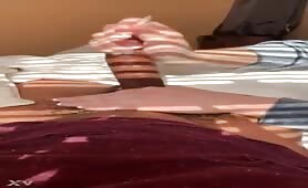 Cum Blasts from Massive Boner After Intense Handjob