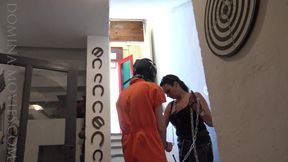 Spanking of two Prisoners