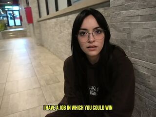 I Offered to Pay for This Nerdy eighteen-year-old Virgin Hotty's University Tuition, but That babe Ended up Getting Screwed and Penniless.