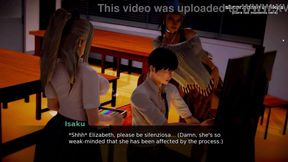 [Gameplay] Waifu Academy | Virgin 18yo Asian Teen Deflowered In The Public Train |...